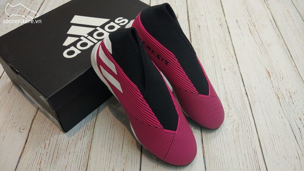 adidas nemeziz 19.3 pink laceless